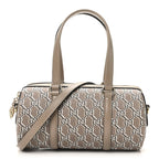 GG Shadow Monogram Ophidia Top Handle Bowler Bag Taupe