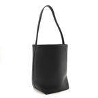 Grained Calfskin Medium N/S Park Tote Black