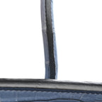 Matte Porosus Crocodile Birkin 30 Bleu Brighton