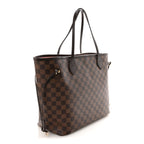 Damier Ebene Neo Neverfull MM Rose Ballerine