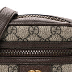 GG Supreme Monogram Web Mini Ophidia Messenger Brown