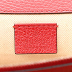 Dollar Calfskin Swarovski Crystal Small Dionysus Shoulder Bag Hibiscus Red