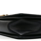 Lambskin Quilted Large Boy Flap Black