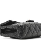 Glazed Calfskin Quilted 2.55 Reissue Flap Belt Bag Clutch 85 34 Black