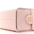 Caviar Quilted Mini Chanel 25 Handbag Light Pink