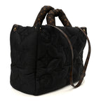 Econyl Monogram Pillow Giant Onthego MM  Black
