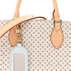 Monogram Damier Calfskin Romance Onthego PM Azure Blue Sand