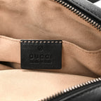 Calfskin Matelasse GG Marmont Belt Bag 95 38 Black