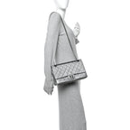Metallic Aged Calfskin Quilted 2.55 Reissue 226 Flap Silver