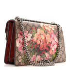 GG Supreme Monogram Blooms Small Dionysus Shoulder Bag Beige Multicolor Dry Rose