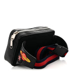 GG Supreme Monogram Night Courrier Belt Bag Black Multicolor