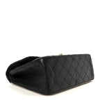 Aged Calfskin Quilted 2.55 Reissue 226 Flap Beige Black