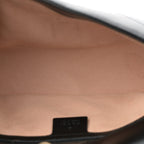 Calfskin Matelasse Small GG Marmont Shoulder Bag Black