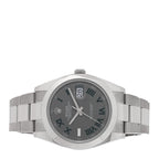 Stainless Steel 41mm Oyster Perpetual Wimbledon Datejust Watch Slate 126300