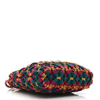 Calfskin Macrame Mini Chanel 22  Green Purple Yellow