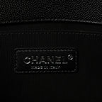 Caviar Quilted Medium Boy Flap Black