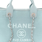 Mixed Fibers Small Deauville Tote Light Blue