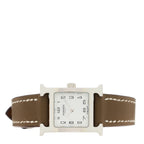 Stainless Steel Swift 17.2mm Heure H Hour Watch Etoupe