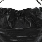 Shiny Calfskin Quilted Chanel 22 Black