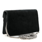 Velvet Super Mini Dionysus Shoulder Bag Black