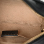 Calfskin Web Mini Ophidia Shoulder Bag Black