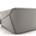 Calfskin Small Puzzle Bag Pearl Grey