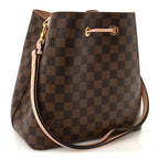 Damier Ebene Neonoe MM Venus Pink