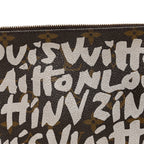 Monogram Graffiti Pochette Accessories Silver