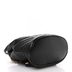Calfskin Matelasse GG Marmont Flap Backpack Black
