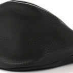 Grained Calfskin Large Slouchy Banana Bag Black