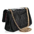 Lambskin Quilted Crush 2.55 Reissue 225 Flap Black