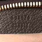 GG Supreme Monogram Mini Ophidia Top Handle Shoulder Bag Brown