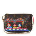 Monogram 2020 Christmas Animation Bumper Cars Mini Pochette Accessories Coquelicot