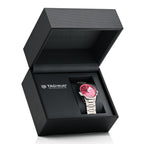 Stainless Steel 36mm Carrera Date Automatic Watch Pink WBN2313