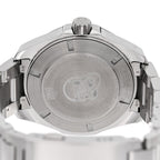 Stainless Steel 43mm Aquaracer 300M Automatic Watch Black WAY201F