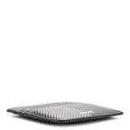 Textured Calfskin Plain Cardholder Black