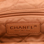 Shiny Calfskin Quilted Small Chanel 22 Beige