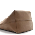 Grained Calfskin Large N/S Park Tote Dark Olive