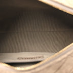 Suede Quilted Chanel 25 Bowling Bag Dark Grey