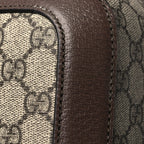 GG Supreme Monogram Web Medium Savoy Trolley Beige Ebony