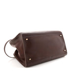 Polished Saddle Calfskin Soft Margaux Belt 15 Burgundy