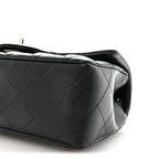 Lambskin Quilted Mini Rectangular Flap Black