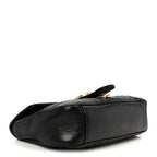 Calfskin Matelasse Small GG Marmont Shoulder Bag Black