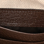 GG Supreme Monogram Textured Dollar Calfskin Web Mini Ophidia Convertible Shoulder Bag Beige Ebony New Acero