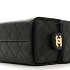 Caviar Quilted Mini Chanel 25 Handbag Black