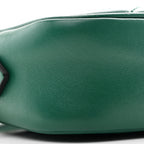 Calfskin Matelasse Small GG Marmont Chain Shoulder Bag Emerald Green