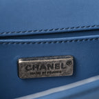 Galuchat Stingray Small Boy Flap Blue