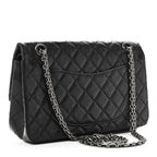 Aged Calfskin Quilted 2.55 Reissue 225 Flap Black