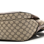 GG Supreme Monogram Medium Ophidia Day Backpack Brown