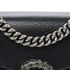 Calfskin Mini Dionysus Shoulder Bag Black
